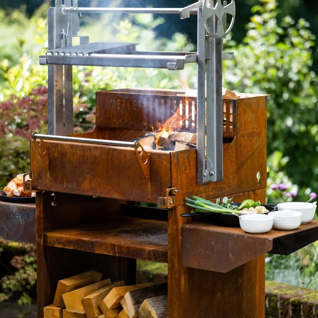Somerset Grill Co Asado Cor-Ten Grill Alight