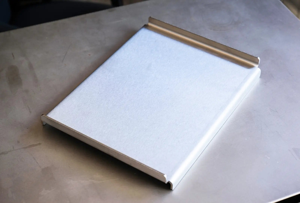 Asado Double Chapa 304 stainless steel plancha, replaces two V-grill sections on the Asado Grill