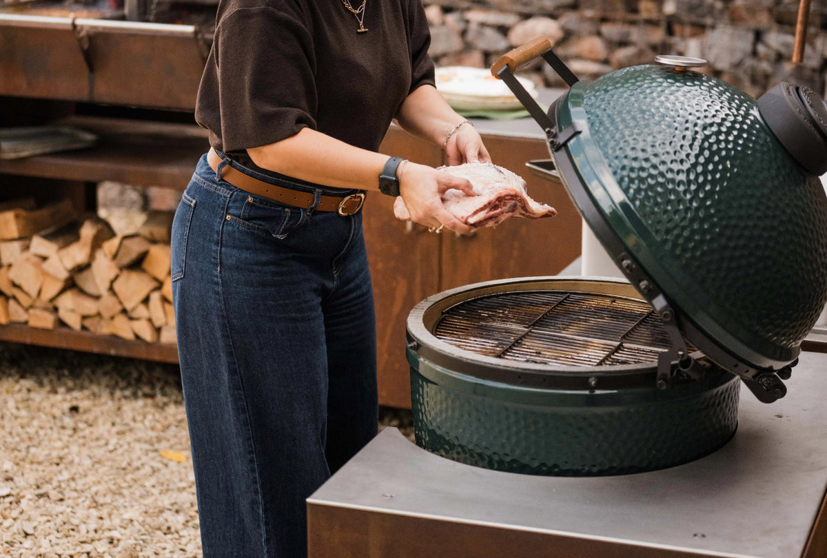 Large Big Green Egg Unit - Cor-Ten