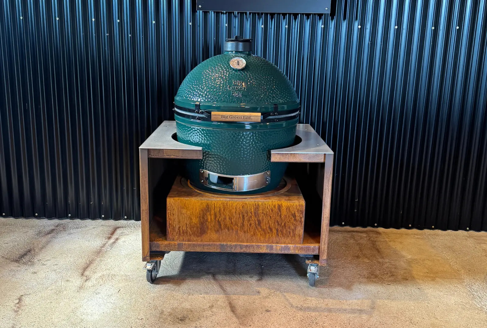 XL Big Green Egg Unit - Cor-Ten