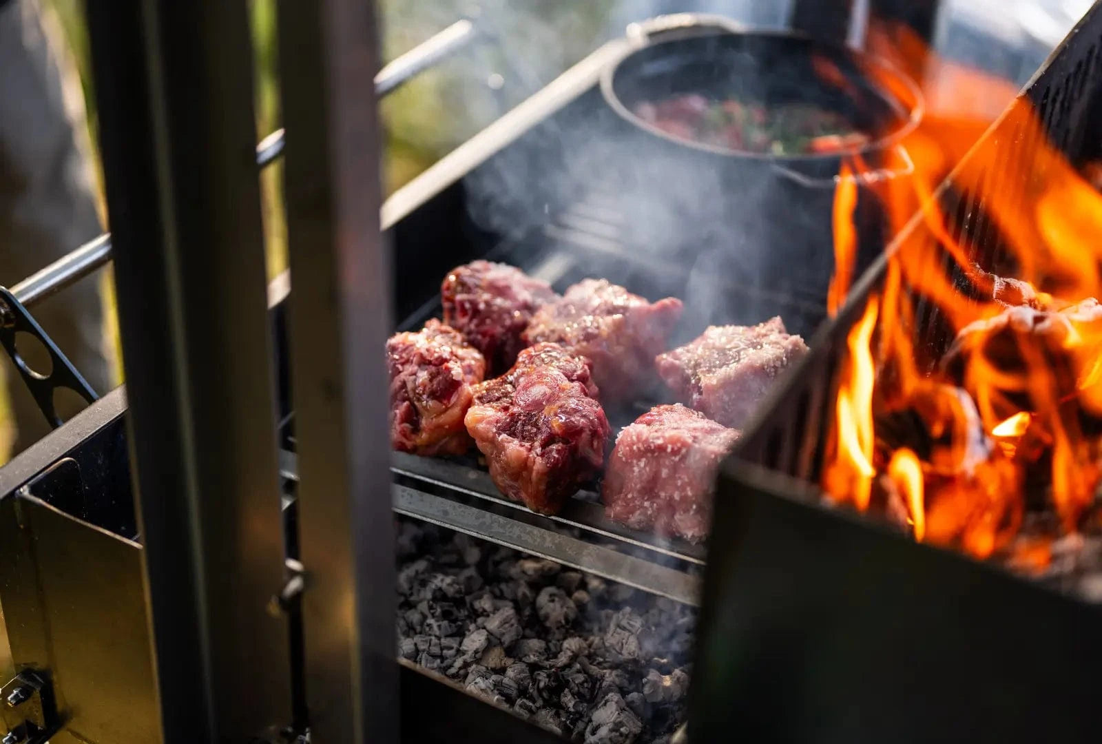 Somerset Grill Co Argentinian Grill |  Asado Grill Grill Asado Gunmetal