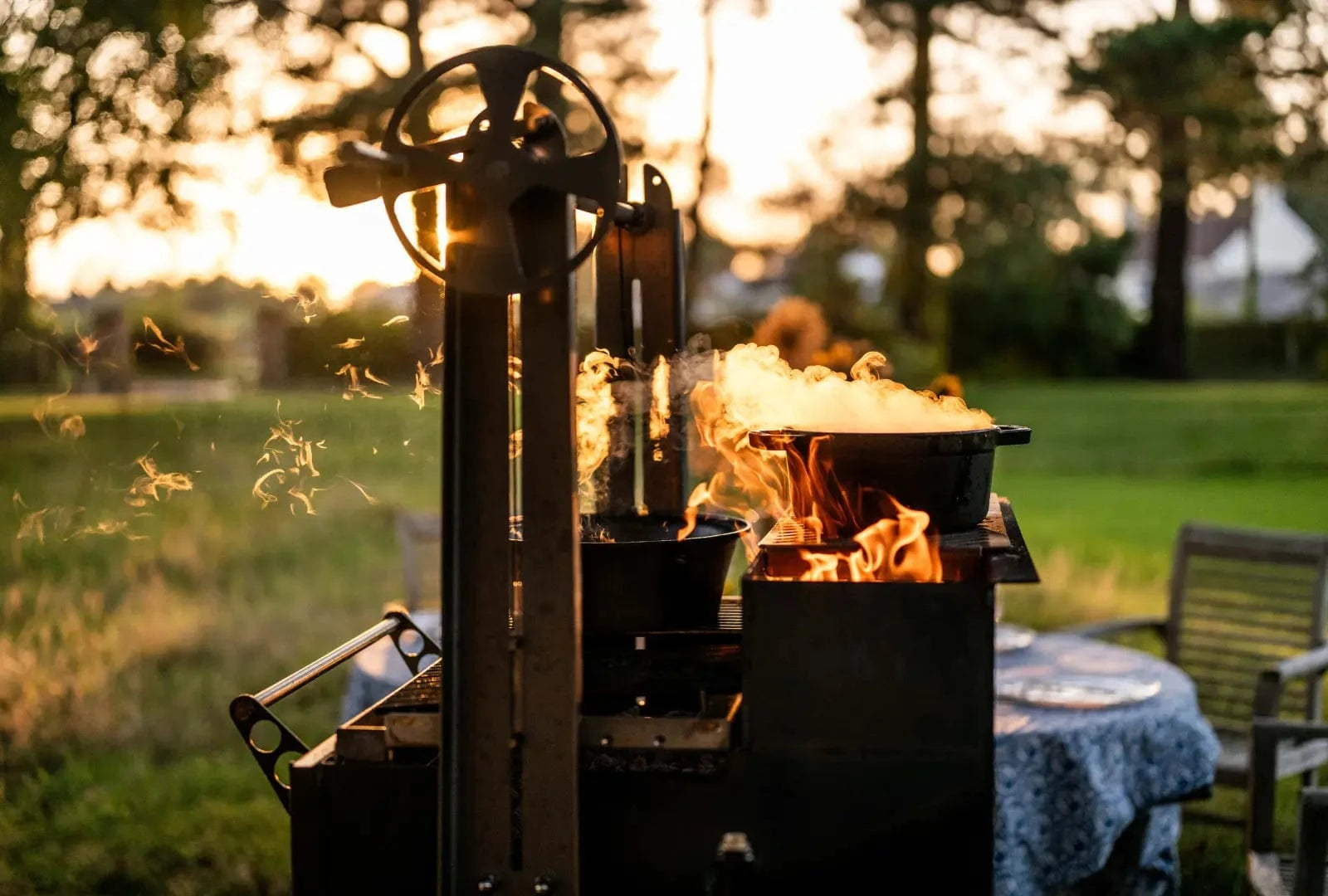 Somerset Grill Co Argentinian Grill |  Asado Grill Grill Asado Gunmetal