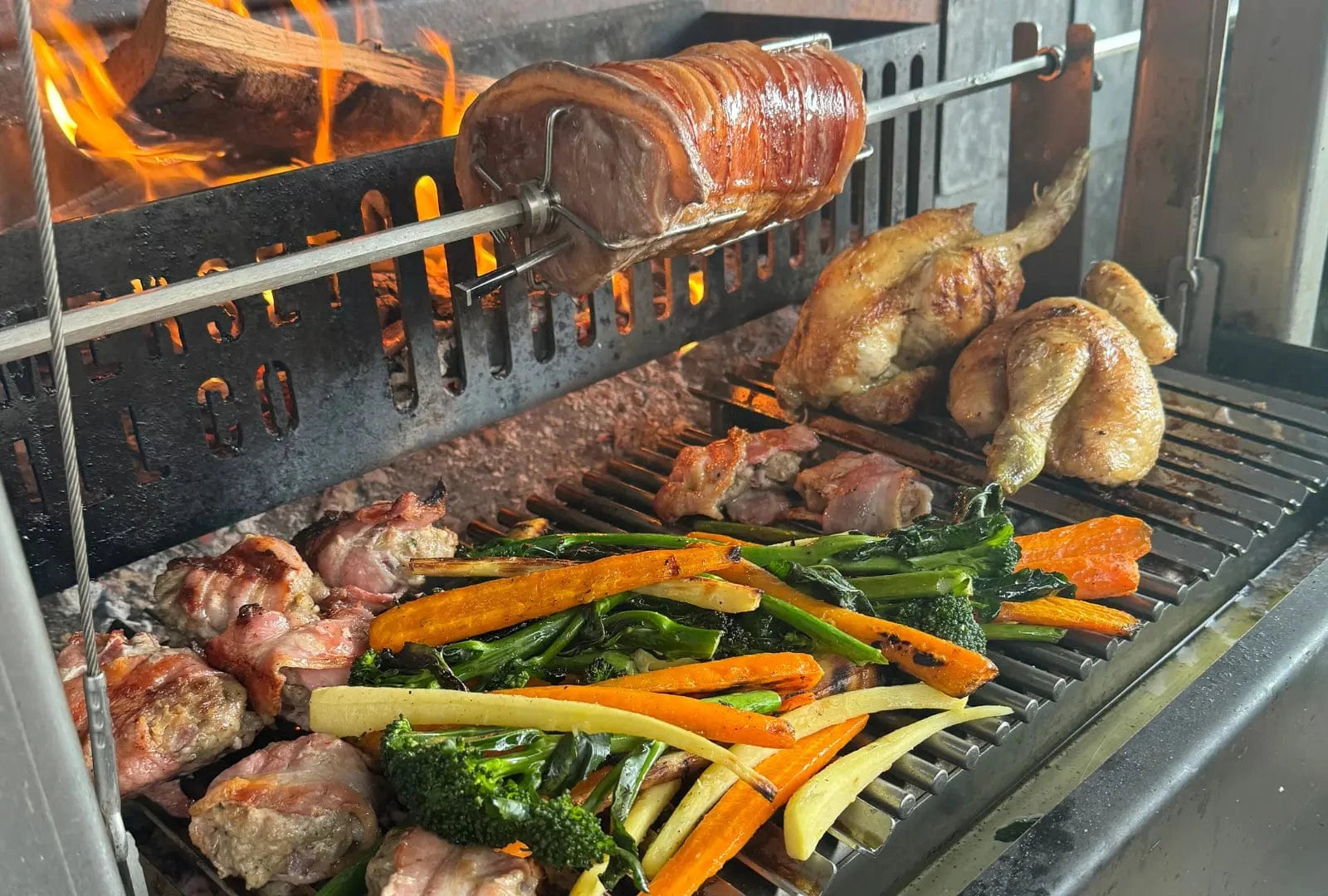 Somerset Grill Co Argentinian Grill |  Asado Grill Grill Asado Gunmetal