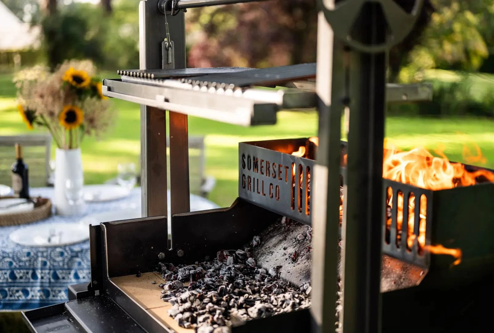 Somerset Grill Co Argentinian Grill | Asado Grill Grill Asado Gunmetal