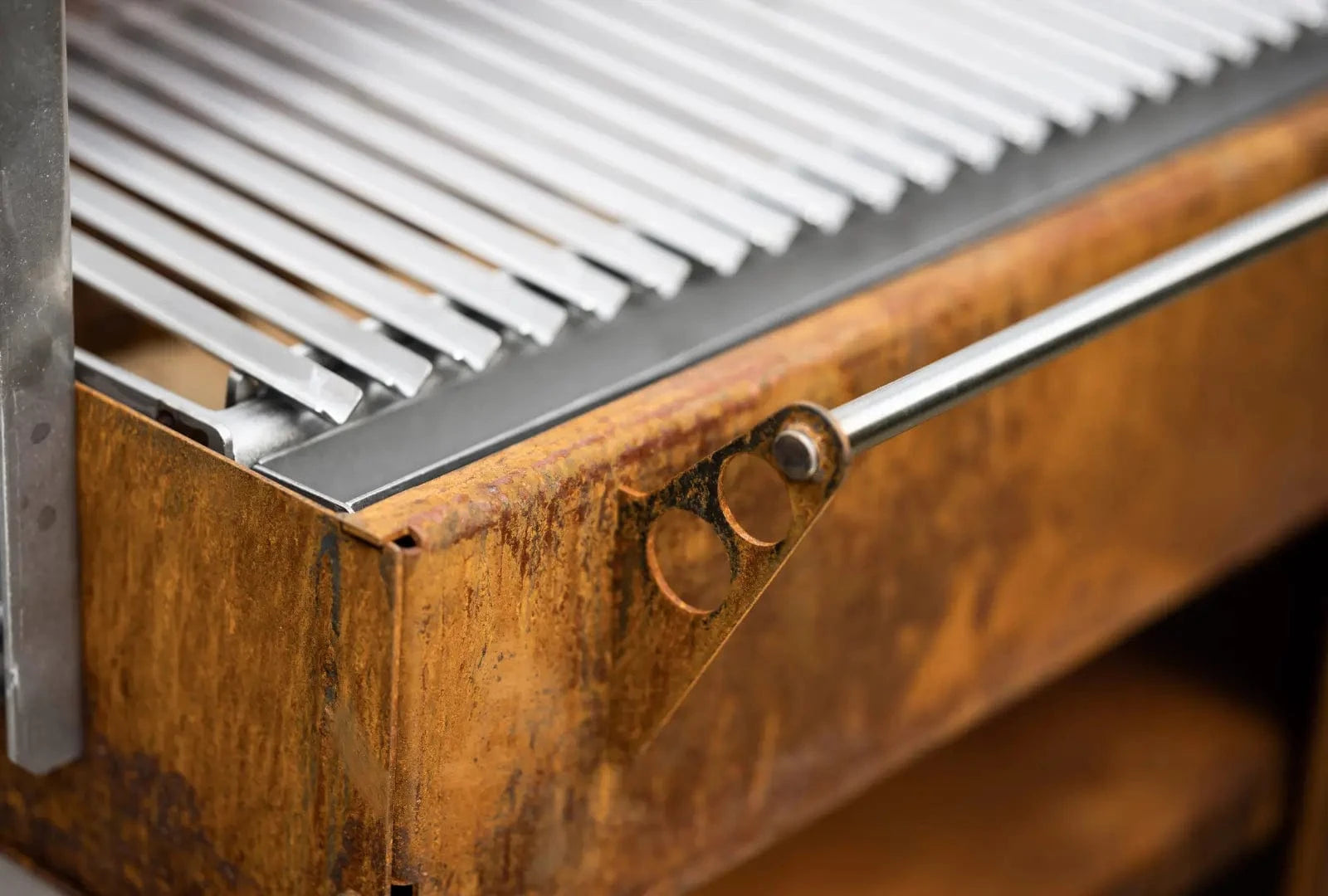 Somerset Grill Co Asado Cor-Ten Outdoor Kitchen with Argentinian Grill Asado Cor-Ten Outdoor Kitchen Bundle