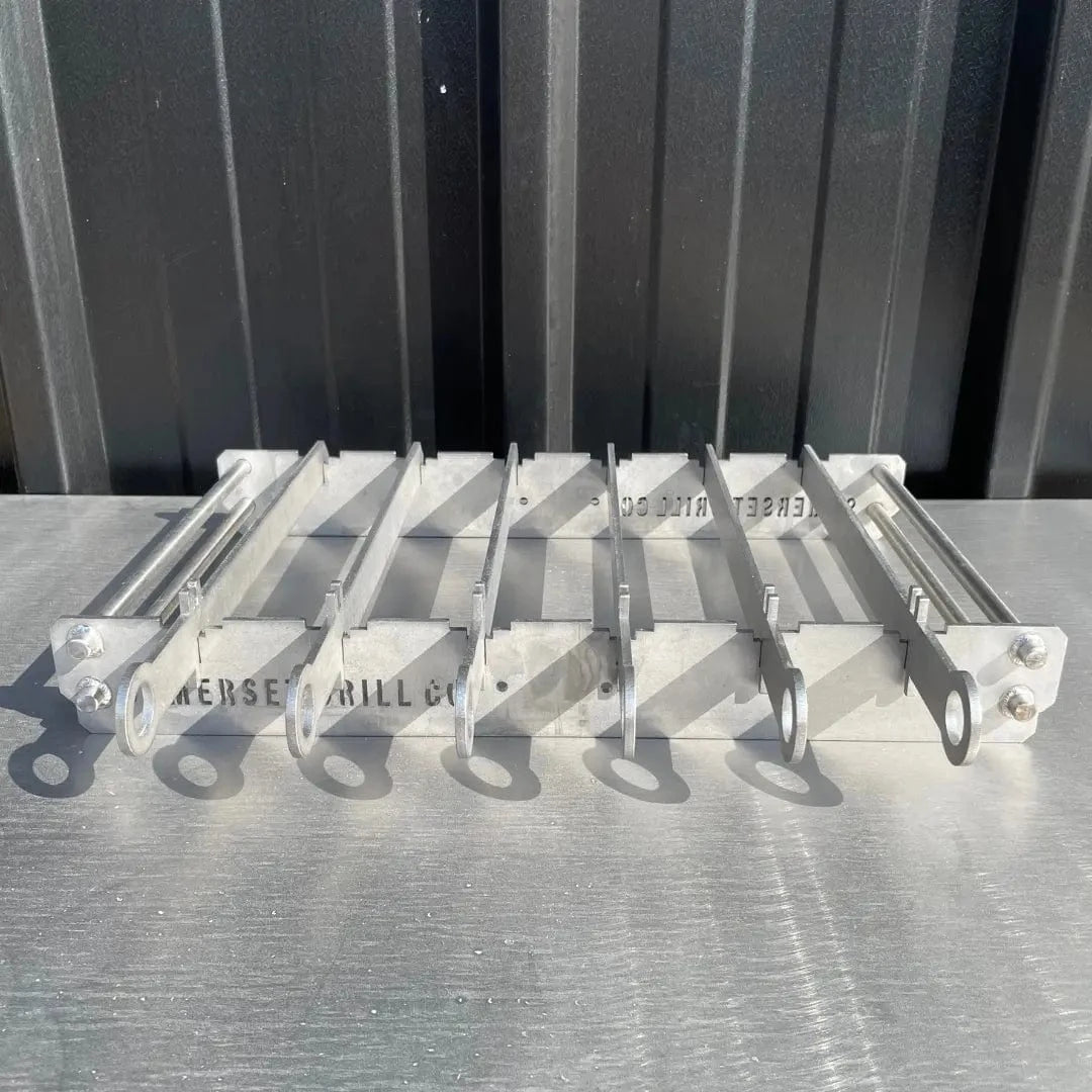 Somerset Grill Co BBQ Kebab Rack for Asado Grill Asado Grill Kebab Rack