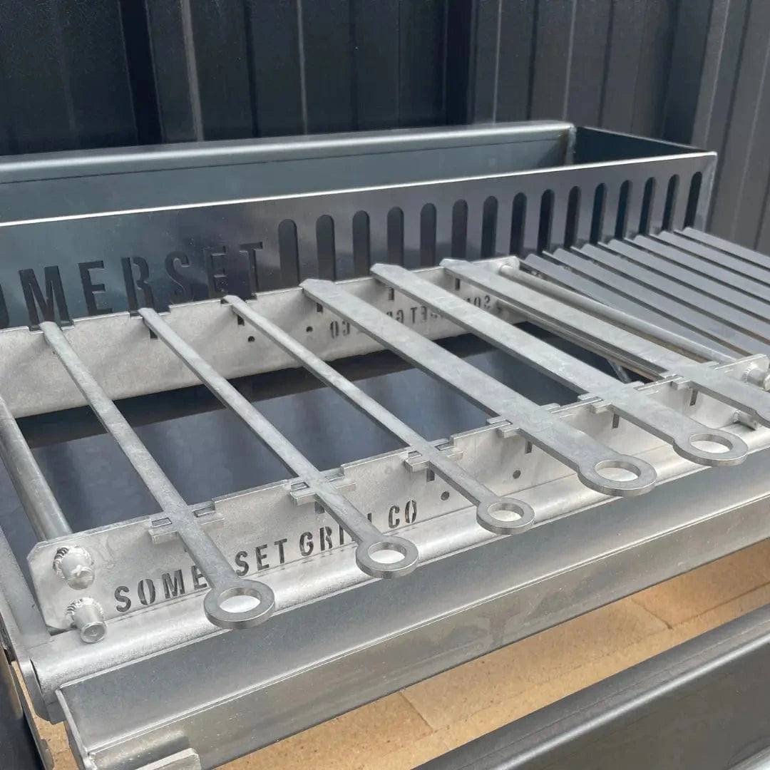 Somerset Grill Co BBQ Kebab Rack for Asado Grill Asado Grill Kebab Rack