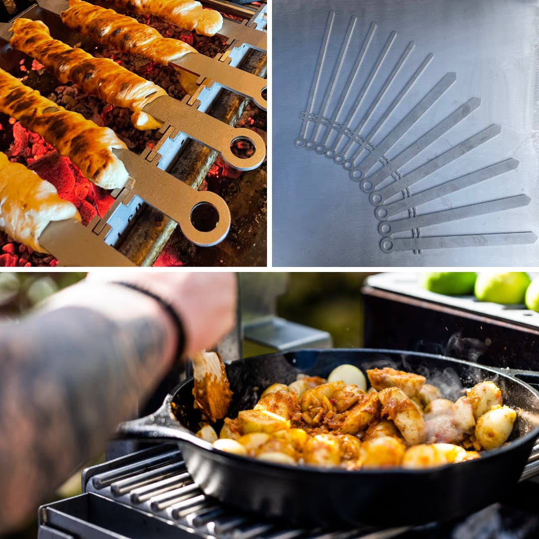 Somerset Grill Co Grande Full Monty Accessories Bundle for an Argentinian Grill Grande Full Monty Accessories Bundle