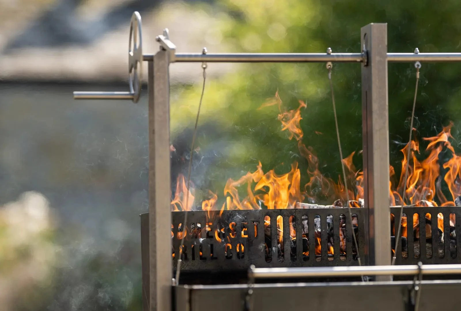 Somerset Grill Co Grande Gunmetal Argentinian Grill Grande Gunmetal