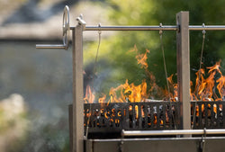 Somerset Grill Co Grande Gunmetal Argentinian Grill  Grande Gunmetal