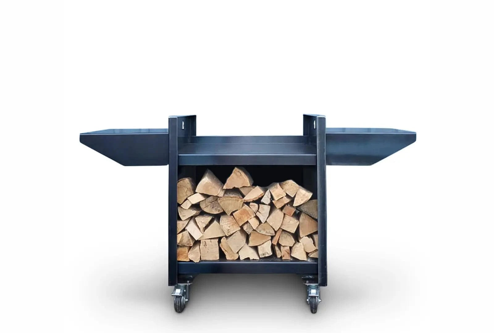 Somerset Grill Co Woodstore Stand For an Asado Grill  Asado Gunmetal Woodstore Stand