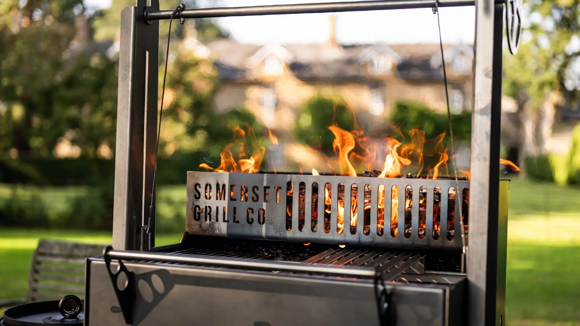Asado Grill Ember Maker Alight in english country garden