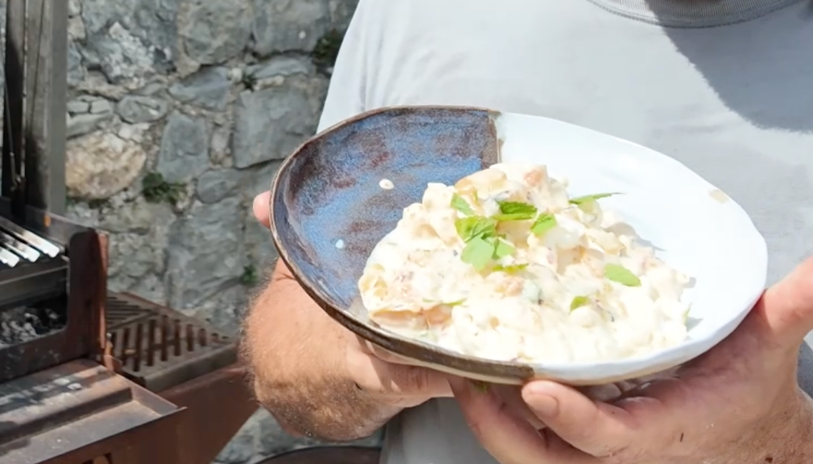 Grilled Peach Mess