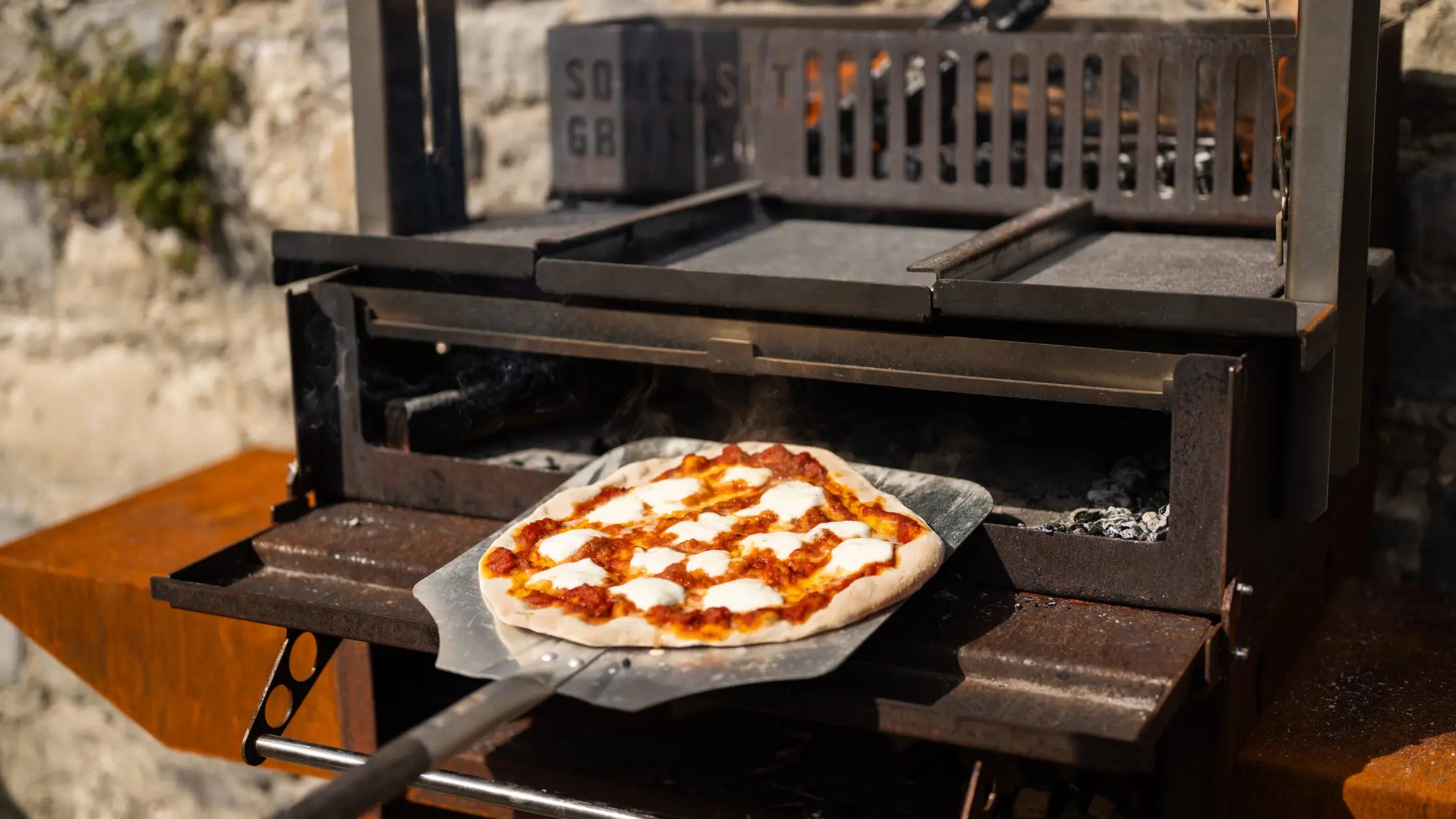 How to Cook a Pizza on a Asado Grill