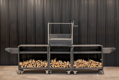 Asado Gunmetal Outdoor Kitchen Bundle