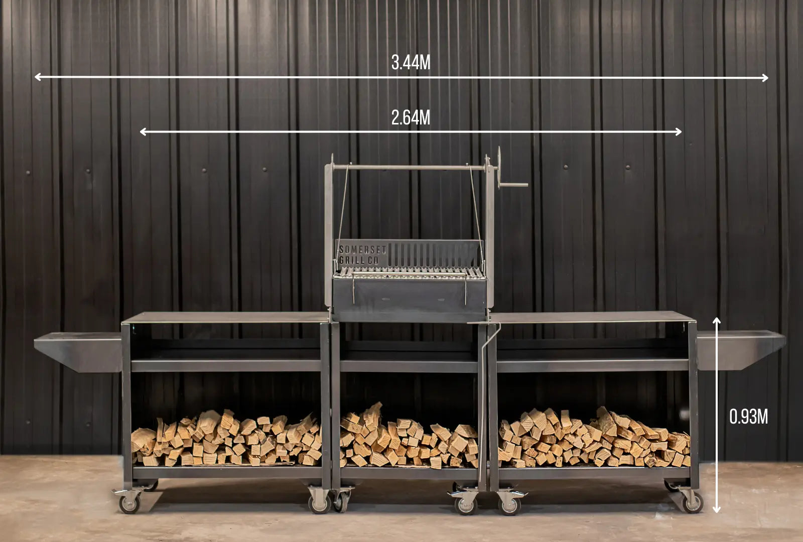 Asado Gunmetal Outdoor Kitchen Bundle