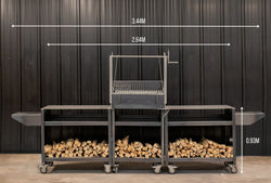 Asado Gunmetal Outdoor Kitchen Bundle