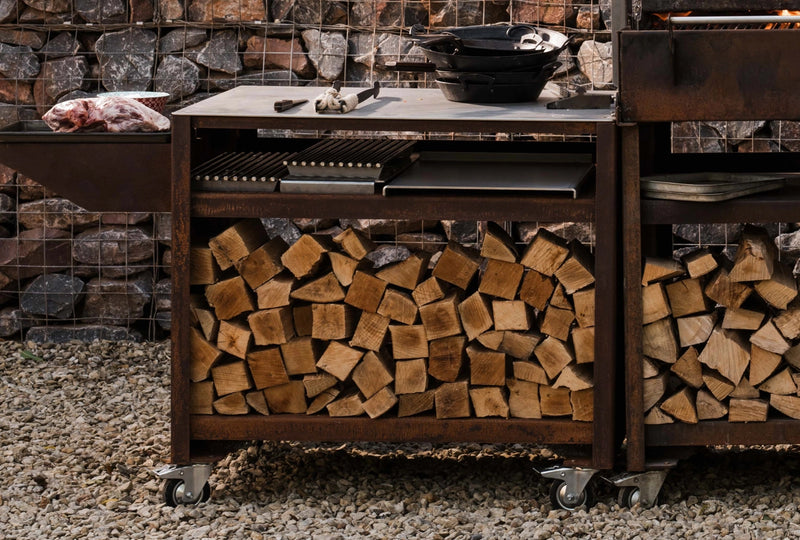 Cor-Ten Worktop unit