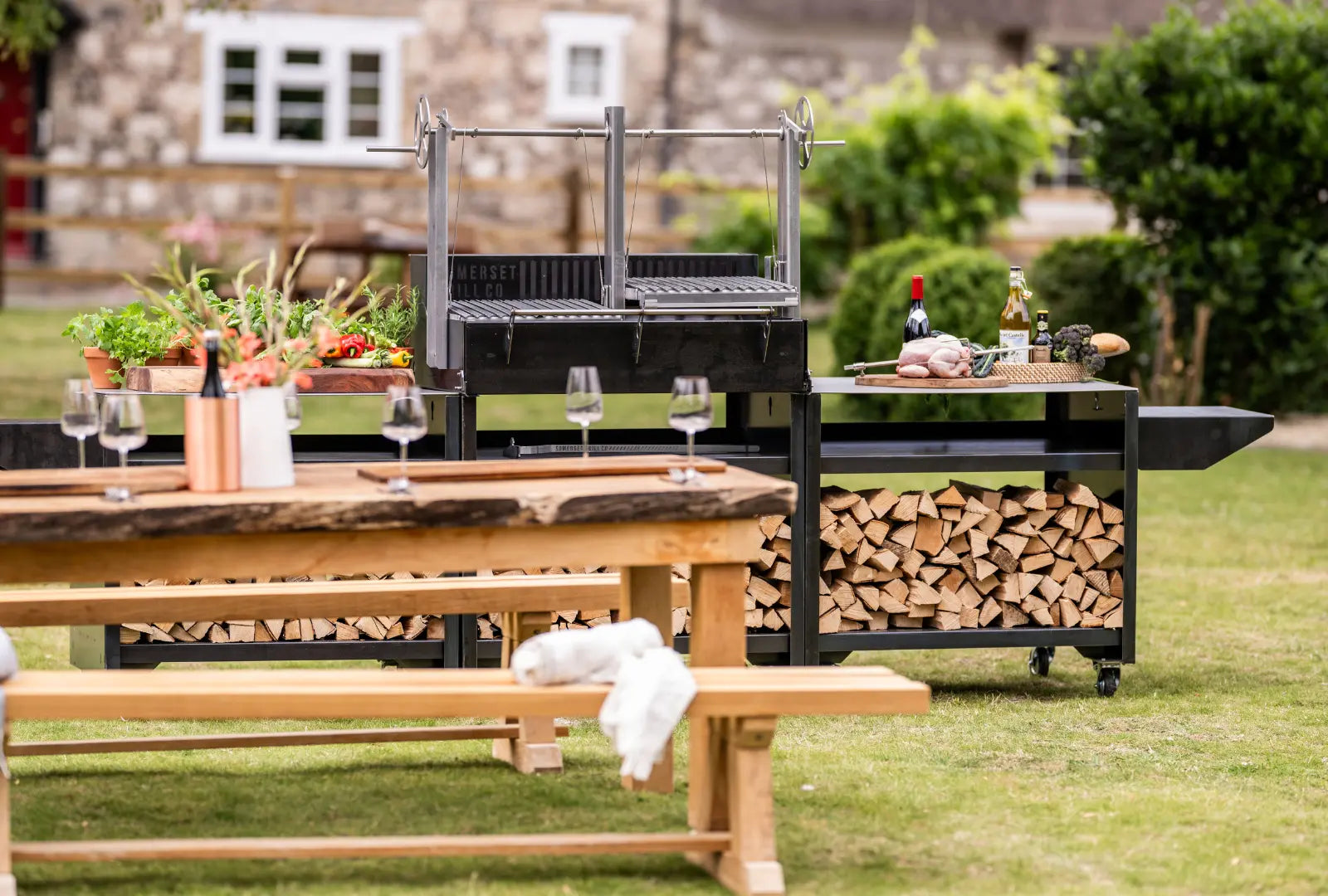 Grande Gunmetal Outdoor Kitchen Bundle