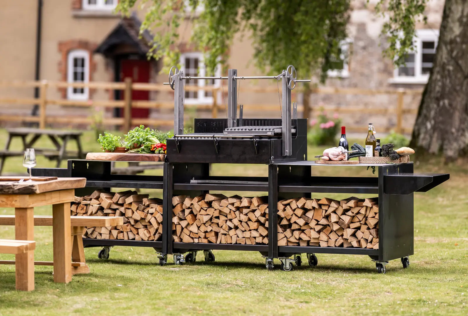 Grande Gunmetal Outdoor Kitchen Bundle