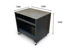 Grande Gunmetal Outdoor Kitchen Worktop Unit
