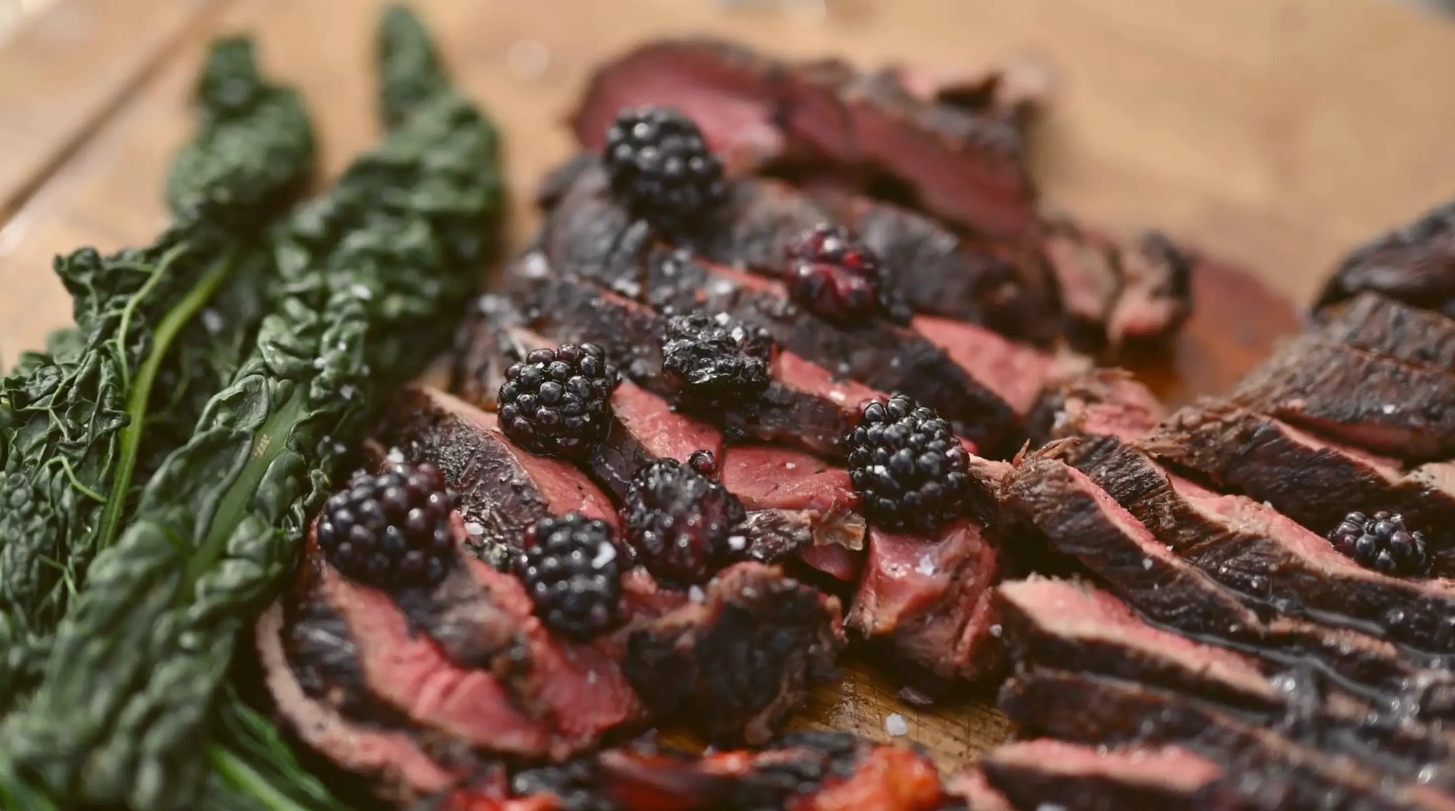 Venison Haunch Sliced