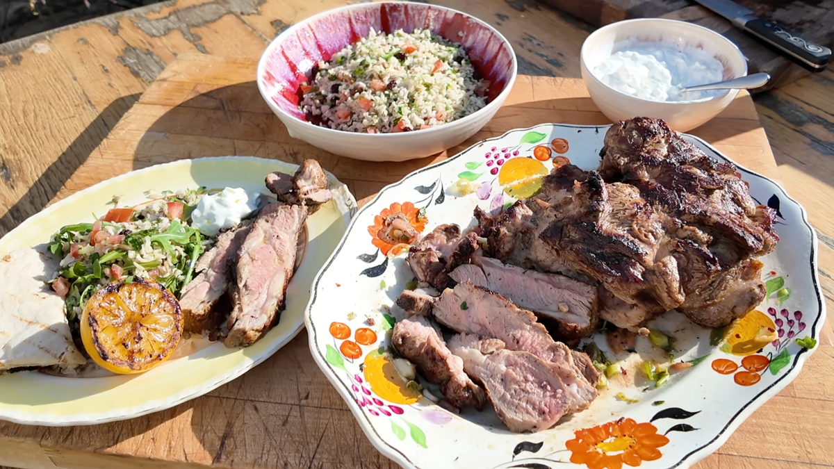 Wood-Fired Butterflied Lamb Shoulder