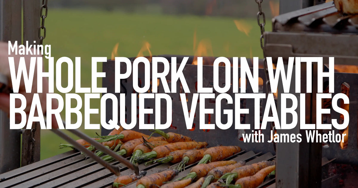 Whole Pork Loin with Grilled Vegetables By James Whetlor