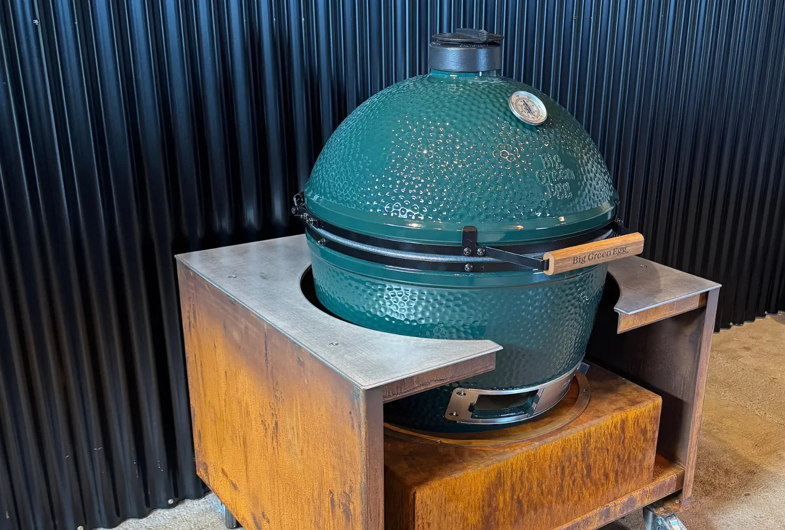 XL Big Green Egg Unit - Cor-Ten