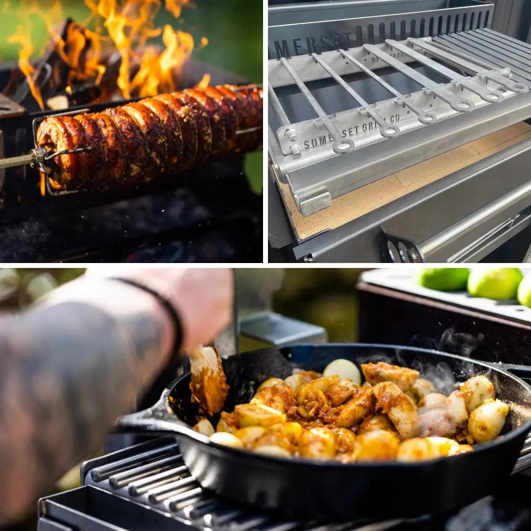 Somerset Grill Co Full Monty Accessories Bundle for an Asado Grill  Asado Grill Full Monty Accessories Bundle